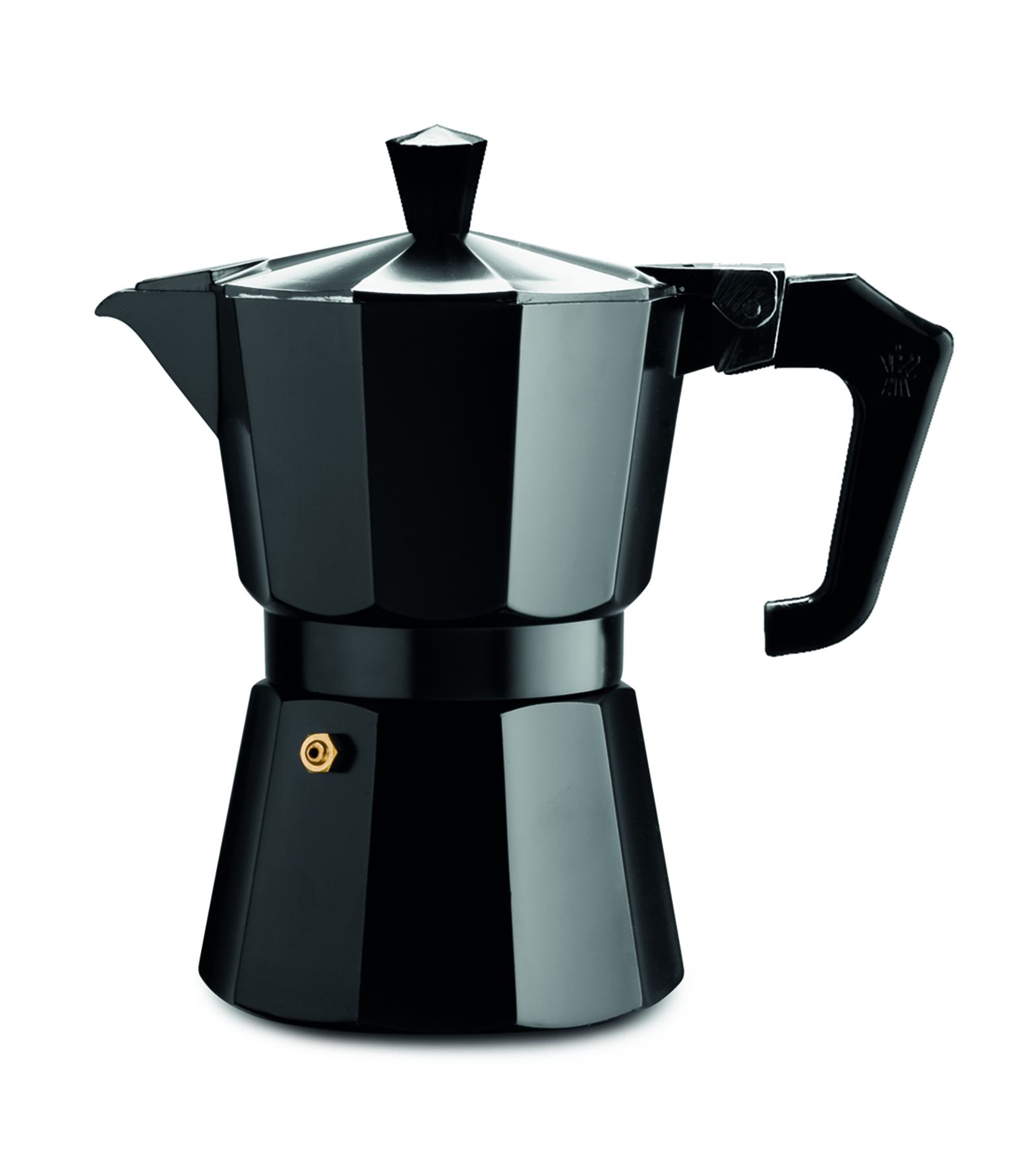 Pezzetti Black Italexpress Aluminium Coffee Maker 9C Kerr Cowan