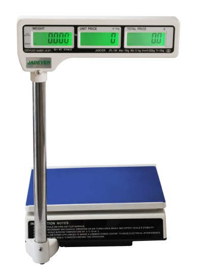 Jadever Price Computing Scale JPL-6K (With Pole Display)