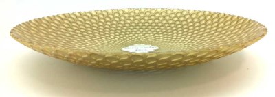 Padma Lakshmi Easy Exotic 330mm Gold Glass Bowl
