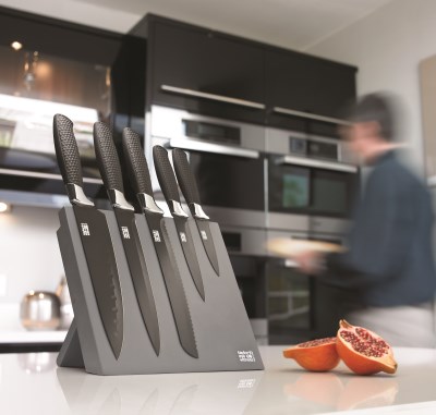Taylors 5pc Magnetic Knife Block Set - LMS2112-A