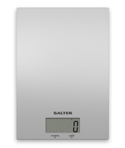 Salter Ultra Slim Glass Electronic Kitchen Scale 1170SVDR