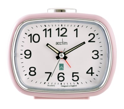 Acctim 'Camille' Alarm clock in English Rose
