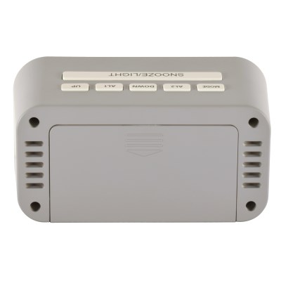 Acctim 'Alta' Reflection LCD Alarm clock in Owl Grey