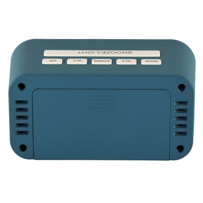 Acctim Alta Reflection LCD Alarm clock in Storm Blue