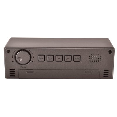 Acctim 'Karminski' Reflection LCD clock in Grey
