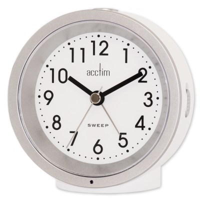 Acctim 'Caleb' Smartlite alarm clock in White