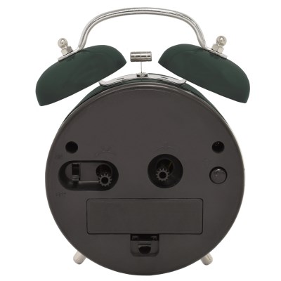 Acctim 'Hardwick' Lotus Green Double bell alarm clock