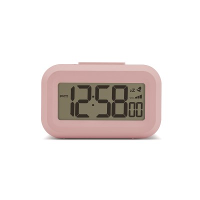 Acctim 'Kitto' LCD Alarm clock in Peach Bellini