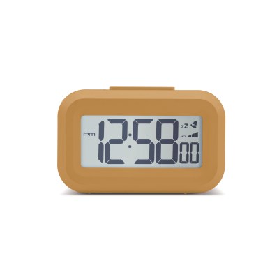 Acctim 'Kitto' LCD Alarm clock in Mustard