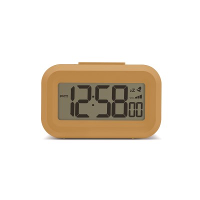 Acctim 'Kitto' LCD Alarm clock in Mustard