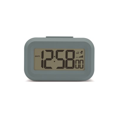 Acctim 'Kitto' LCD Alarm clock in Mineral Blue