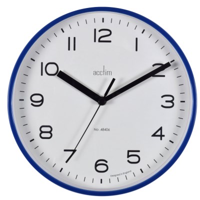 Acctim 'Runwell' wall clock in Midnight