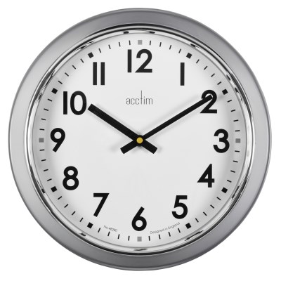 Acctim 'Kensworth' 33cm Wall Clock in Grey