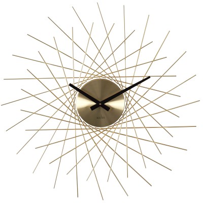 Acctim 'Lohne' 49cm metal wall clock in gold