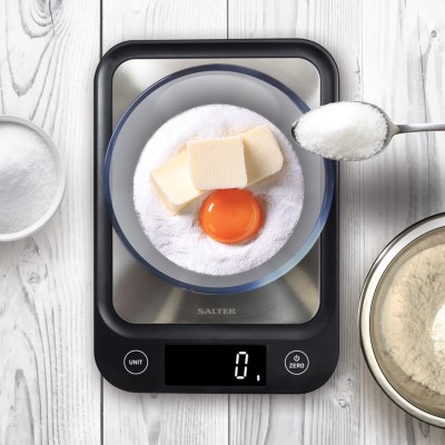Salter Ultra Slim Electronic Kitchen Scale 1068BK