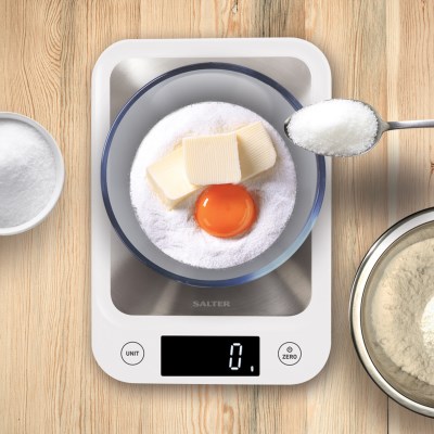 Salter Stainless Steel Electronic Kitchen Scale 1105SSWHDR