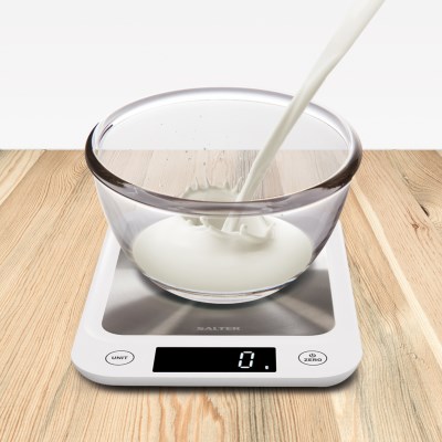 Salter Stainless Steel Electronic Kitchen Scale 1105SSWHDR