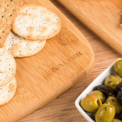 Salter 3 Piece Bamboo Paddle Chopping Board Set BW067322