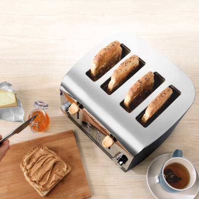 Salter Skandi 4-Slice Toaster Black