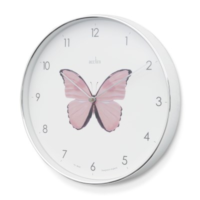 Acctim 'Society' Butterfly 30cm wall clock