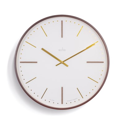 Acctim 'Knoll' 53cm Dark Wood wall clock