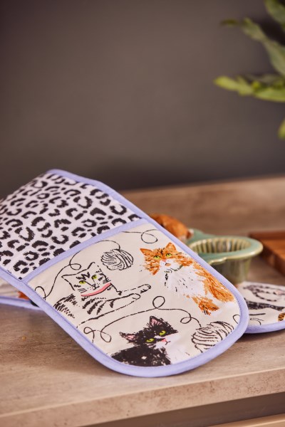 Ulster Weavers Feline Friends Double Oven Glove