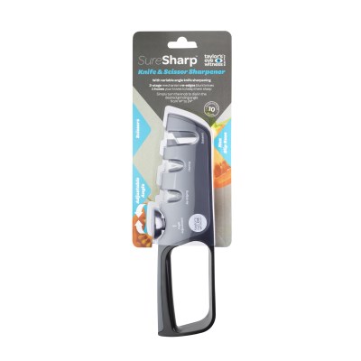 Taylors SureSharp Variable Angle Knife & Scissor Sharpener