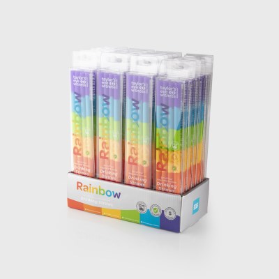 Taylors Rainbow Set of 4 Reusable Drinking Straws