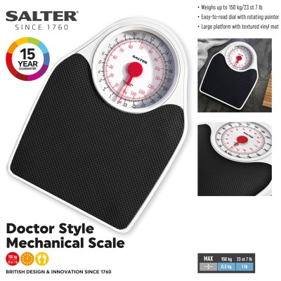 Salter Doctor Style Mechanical Scale 145BKDR