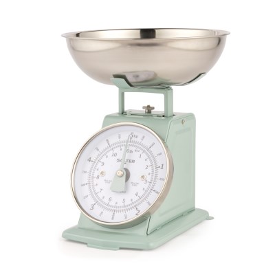 Salter Timeless Mechanical Kitchen Scale Sage SA00562S