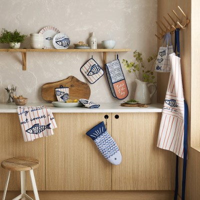 Ulster Weavers Catch of the Day Stripe Cotton Tea Towel