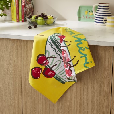 Ulster Weavers Summer Fruits Cheri Cotton Tea Towel