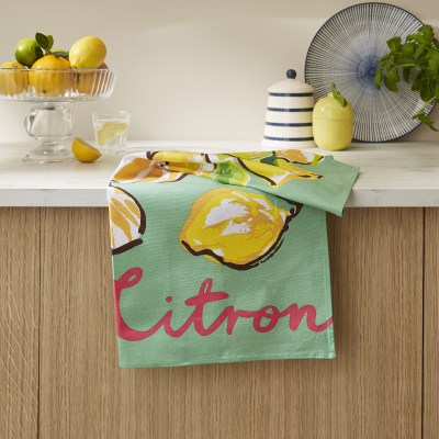 Ulster Weavers Summer Fruits Citron Cotton Tea Towel