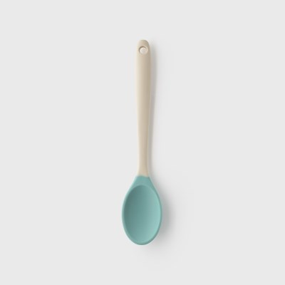 Taylors Mini Silicone Spoon 21cm - Buttermilk/Turquoise