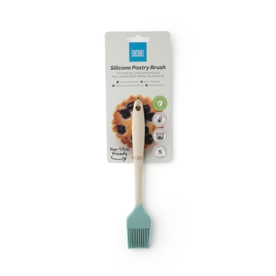 Taylors Silicone Brush 20cm - Buttermilk/Turquoise