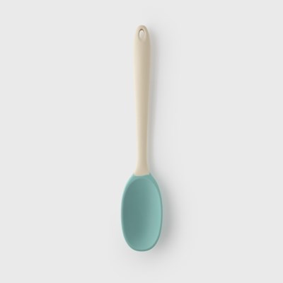 Taylors Silicone Spoon 28cm - Buttermilk/Turquoise