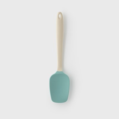 Taylors Silicone Spatula Spoon 27cm - Buttermilk/Turquoise