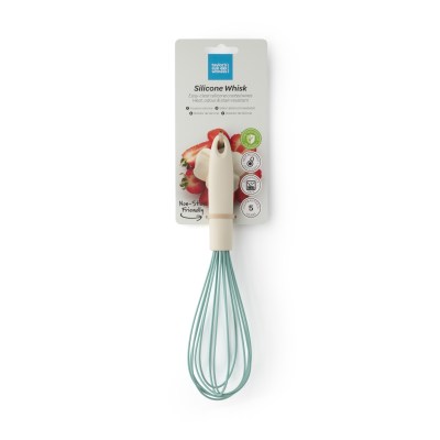 Taylors Silicone Whisk 29cm - Buttermilk/Turquoise