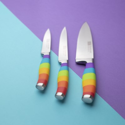Taylors Rainbow 3pc Kitchen Knife Starter Set