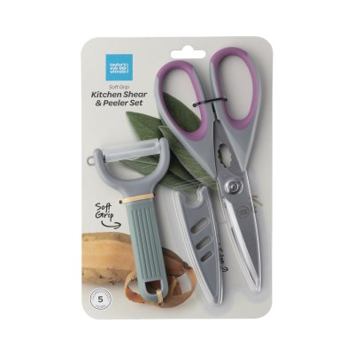 Taylors Soft Grip Kitchen Shear & Peeler Set