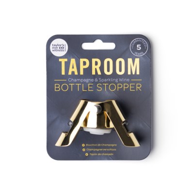 Taylors Taproom Champagne Stopper Gold