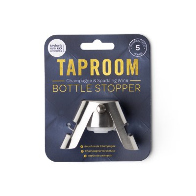 Taylors Taproom Champagne Stopper Stainless Steel