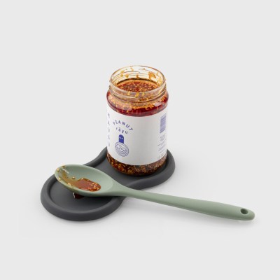 Taylors Silicone Mill, Bottle & Spoon Rest - Graphite
