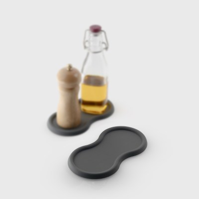 Taylors Silicone Mill, Bottle & Spoon Rest - Graphite
