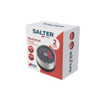 Salter 60 Minute Magnetic Mechanical Timer SA00626