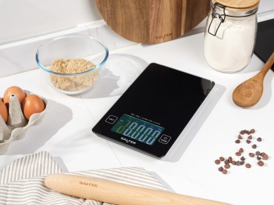 Salter Black High Capacity Electronic Kitchen Scale SA00644