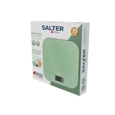 Salter BB Waterproof 10kg Electronic Kitchen Scale SA00698G