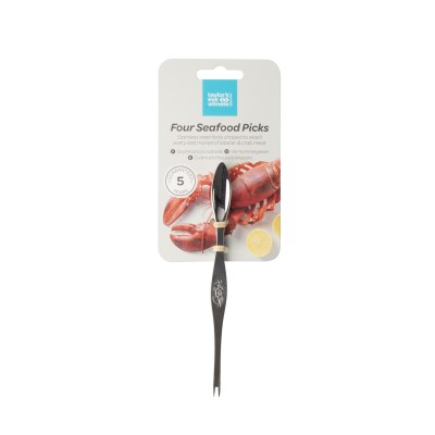 Taylors Stainless Steel 4pc Seafood Picks / Forks Set
