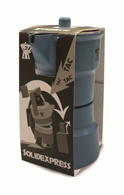 Pezzetti Solidexpress Greenish Vigor Alum. Coffee Maker 3C
