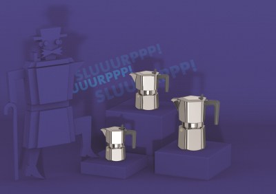 Pezzetti Pentaexpress Aluminium Coffee Maker 3C